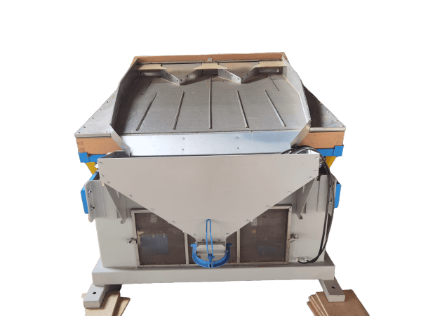 Máquina para despedrar granos en producción agrícola