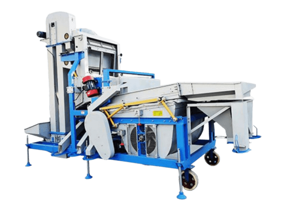 Cribadora con mesa de gravedad