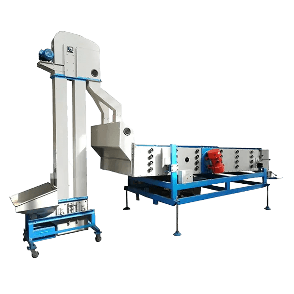 Máquina separadora de granos con mallas intercambiables