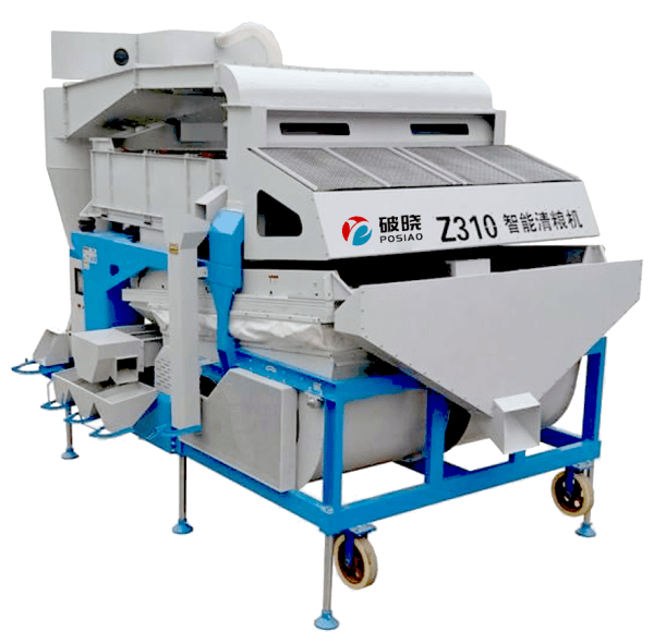 Compound Grain Cleaner for Corn, Wheat and Legumes